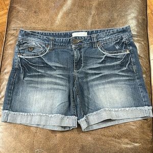 Cuffed Jean shorts size 11/12 from Maurice’s.